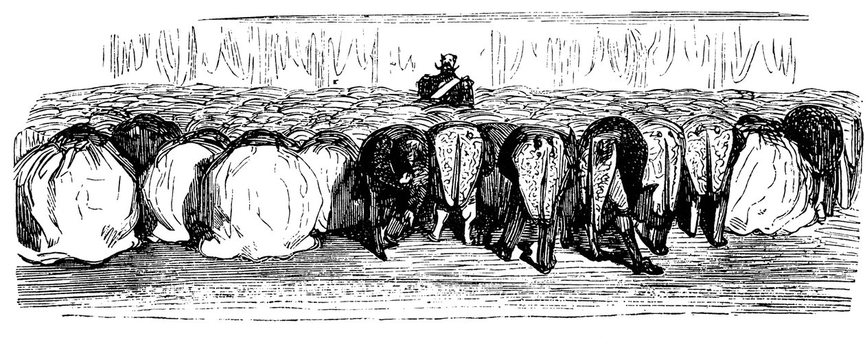 Historia Świętej Rosji. Wielki bal w Pałacu Zimowym, 1854. autorstwa Gustave Dore