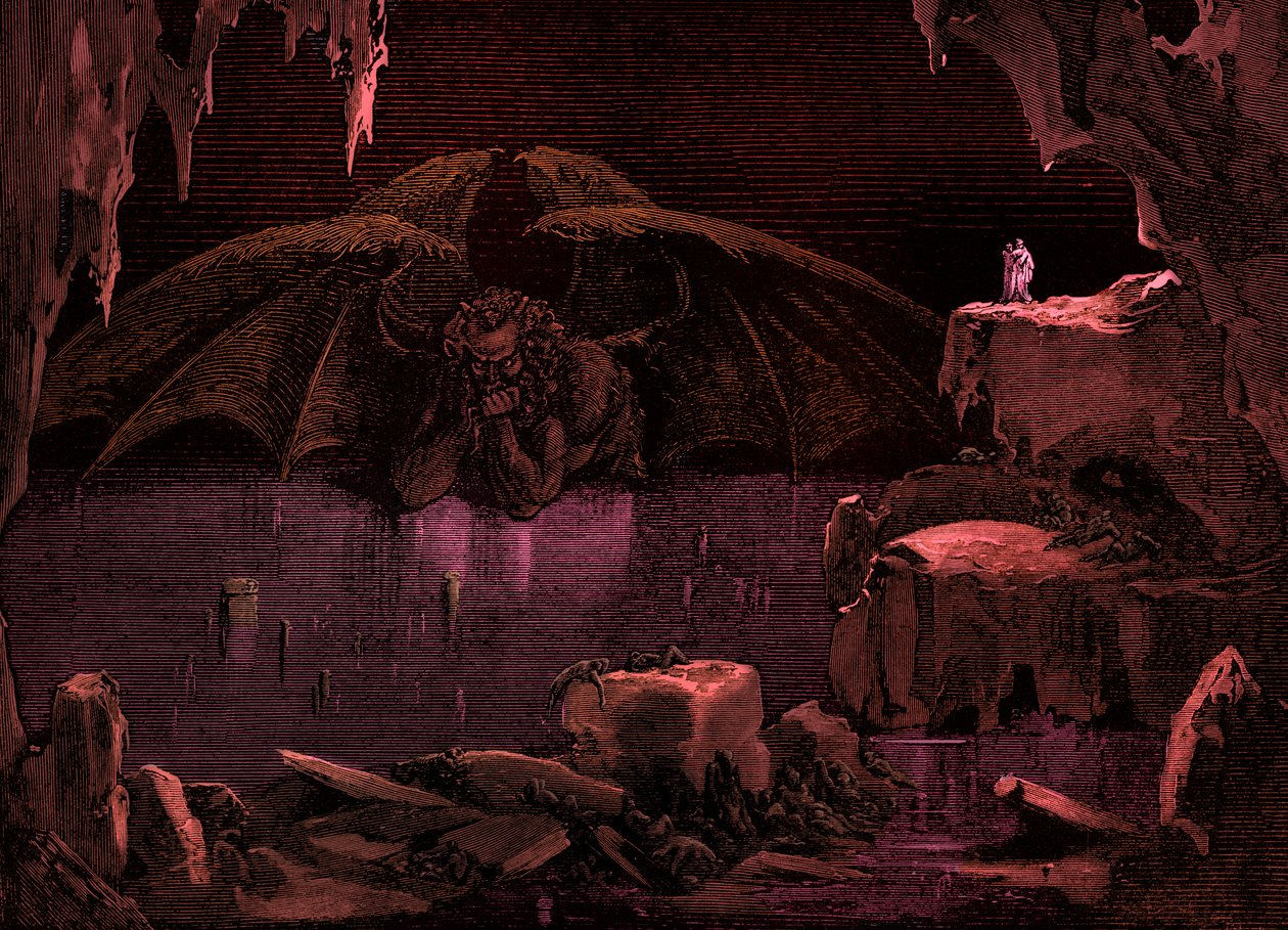 Ilustracja do Boskiej komedii - Piekło (La Divina Commedia, L