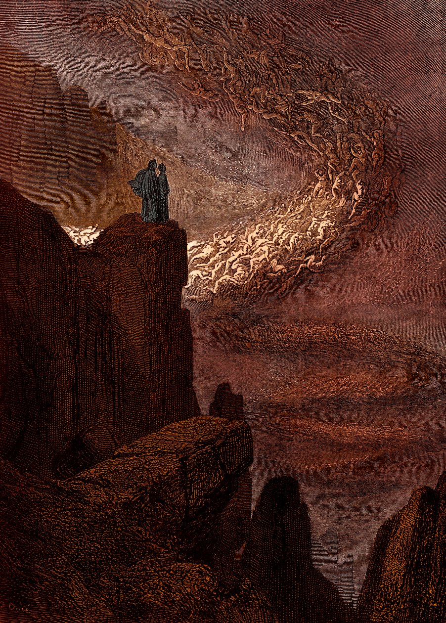 Ilustracja do Boskiej komedii - Piekło (La Divina Commedia, L