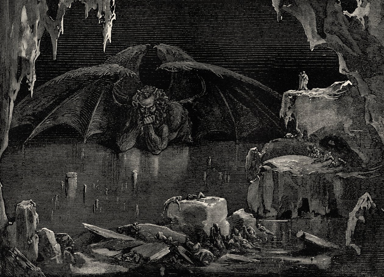 Ilustracja do Boskiej komedii - Piekło (La Divina Commedia, L