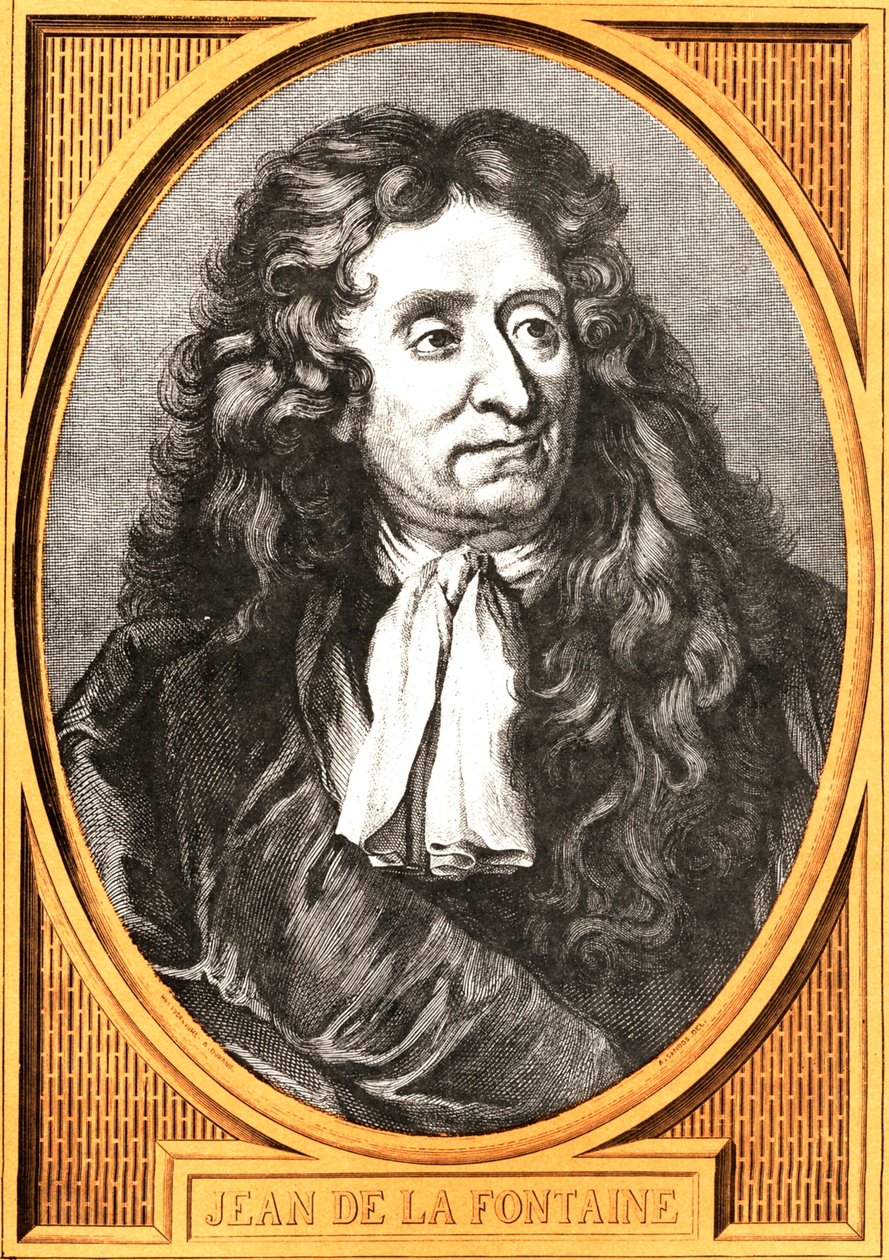 Jean de La Fontaine 1621-1695, XIX wiek. autorstwa Gustave Dore