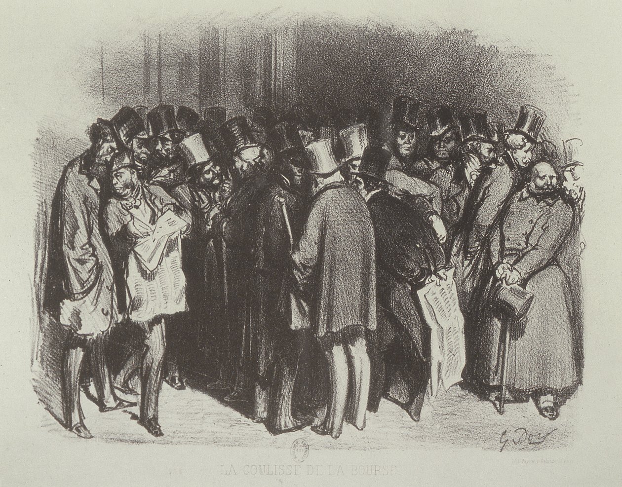 Za kulisami Giełdy autorstwa Gustave Dore