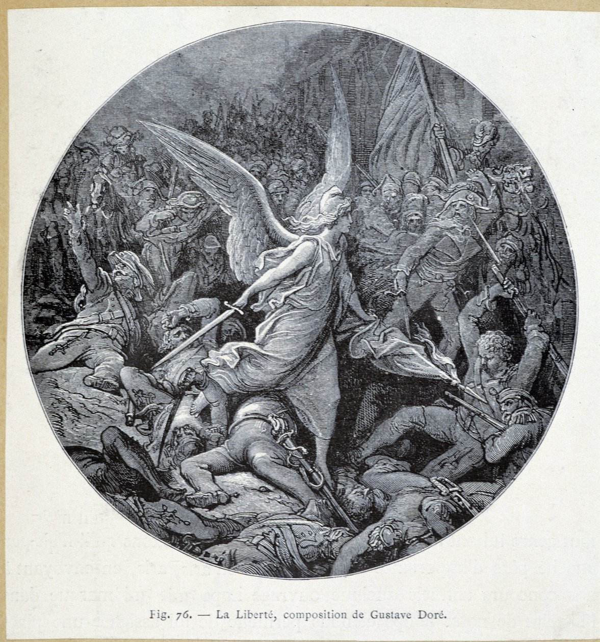 Wolność, rycina Gustave Doré autorstwa Gustave Dore