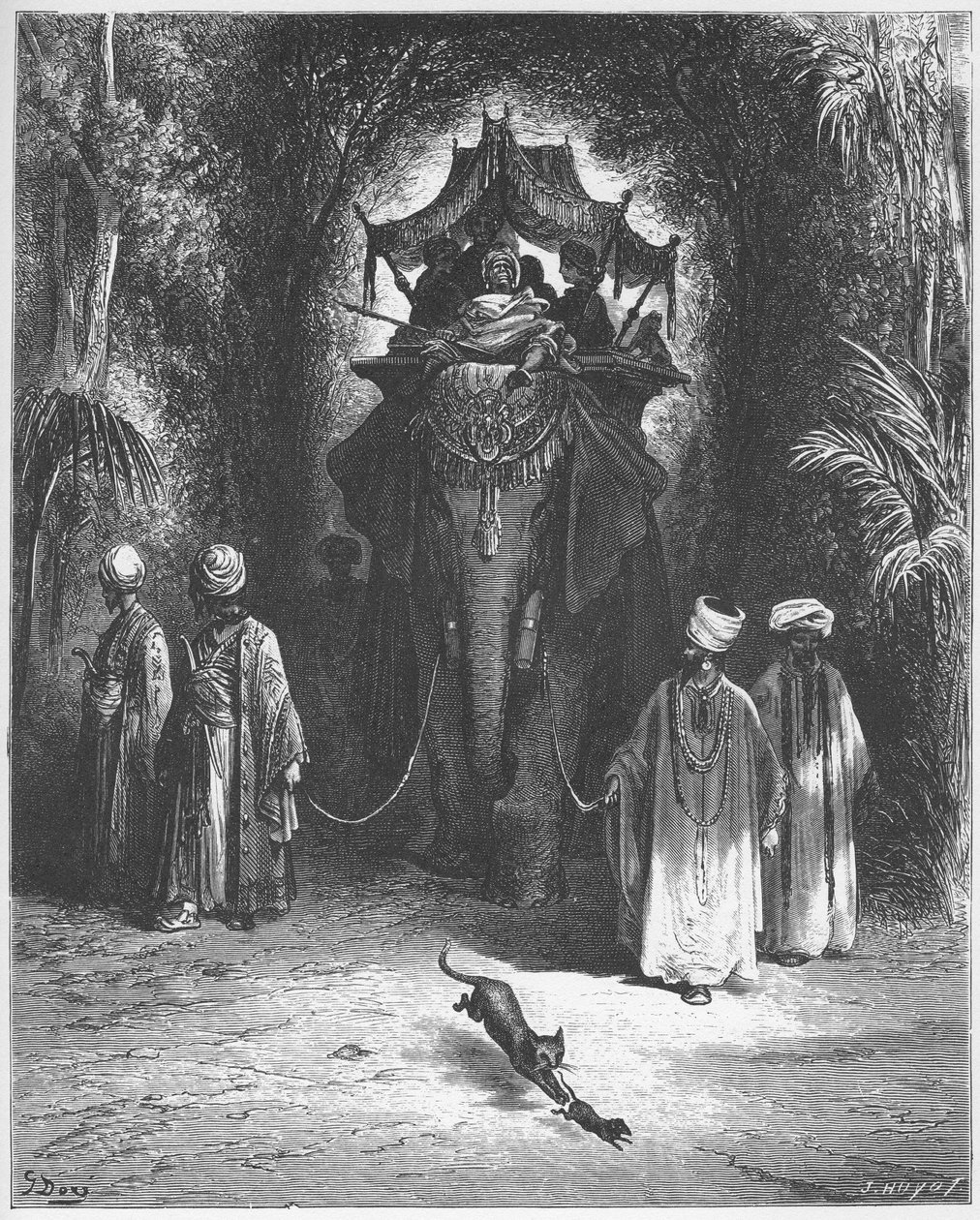 Le rat et L"elephant - SZCZUR I SŁOŃ - z "Bajek" Jeana de La Fontaine