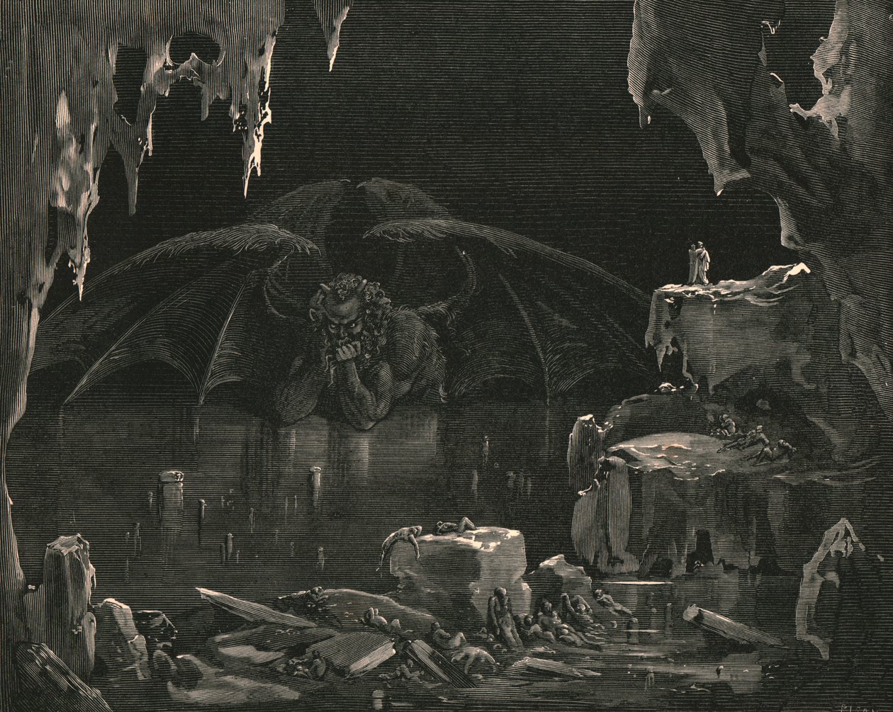 Lo! wykrzyknął, lo Dis!, c1890. autorstwa Gustave Dore