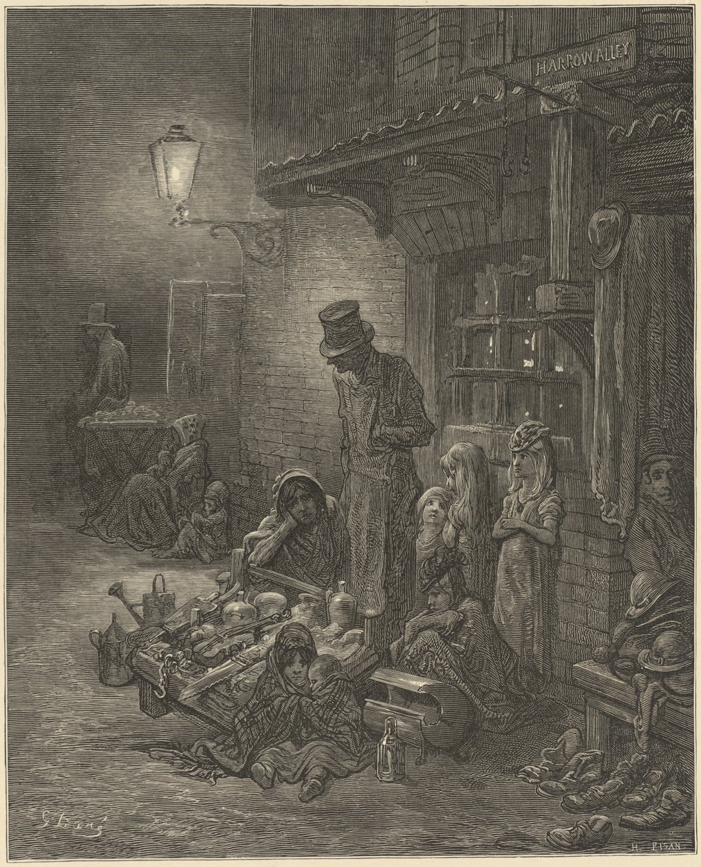 Londyn. Pielgrzymka autorstwa Gustave Dore