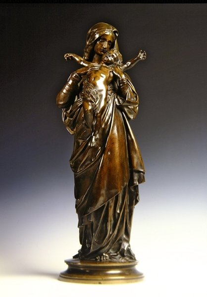 Madonna z Dzieciątkiem (brąz) autorstwa Gustave Dore