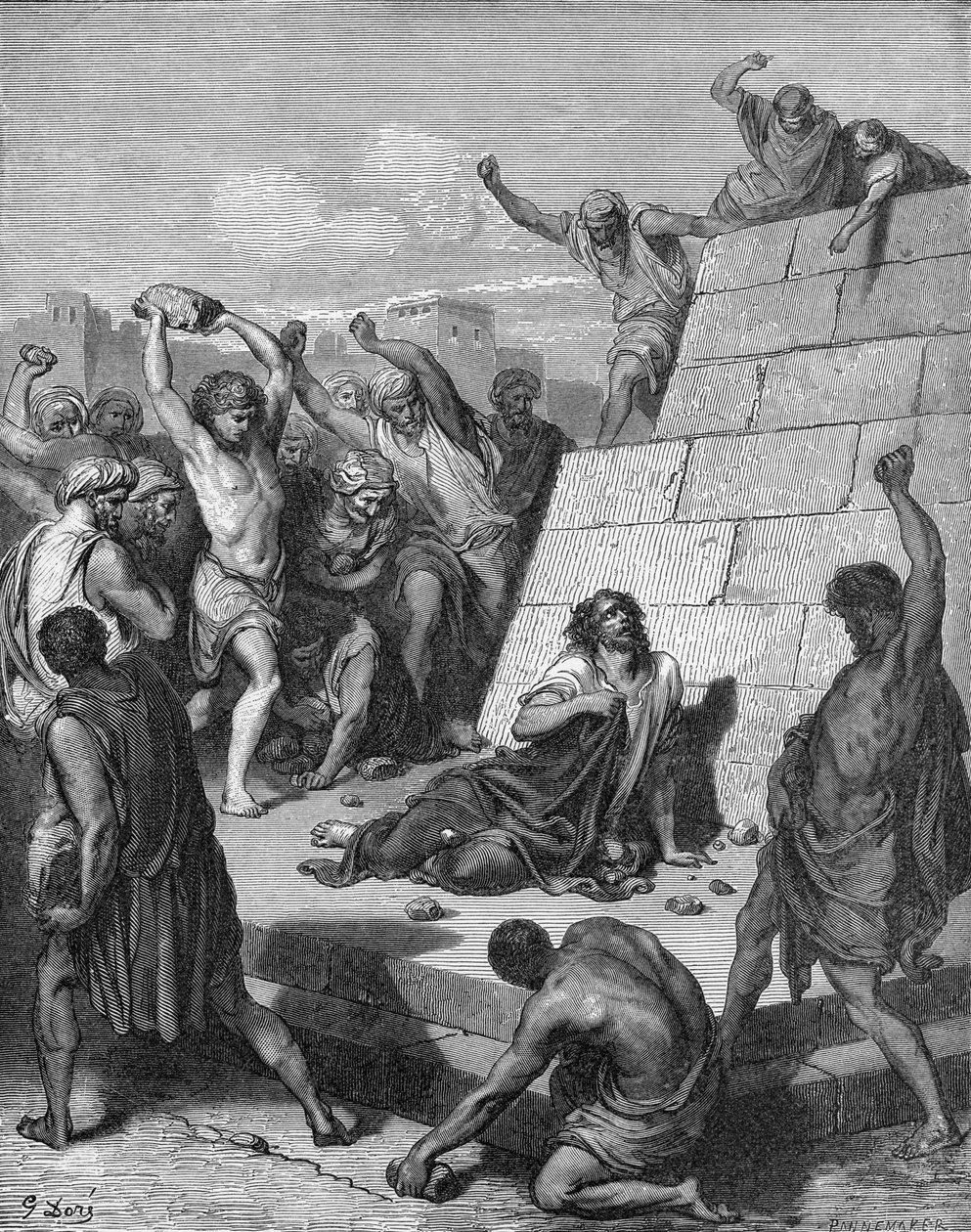 Męczeństwo św autorstwa Gustave Dore