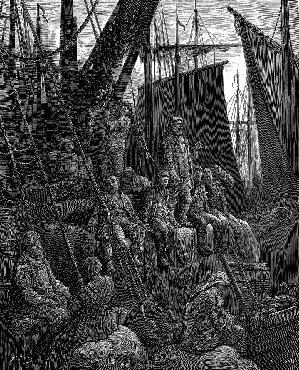 Off Billingsgate autorstwa Gustave Doré autorstwa Gustave Dore