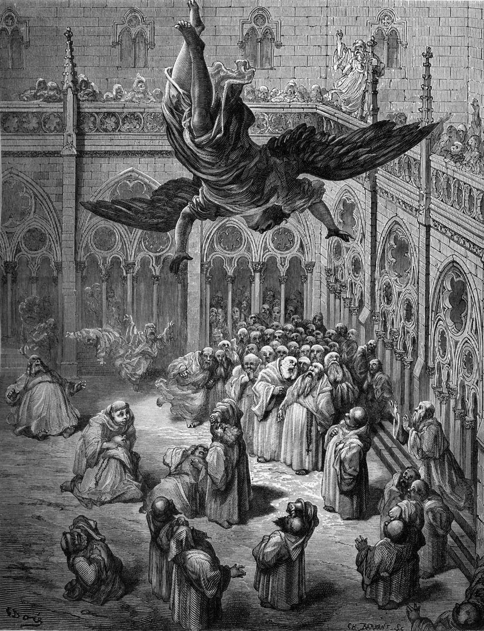 Orlando Furioso autorstwa Ludovico Ariosto autorstwa Gustave Dore