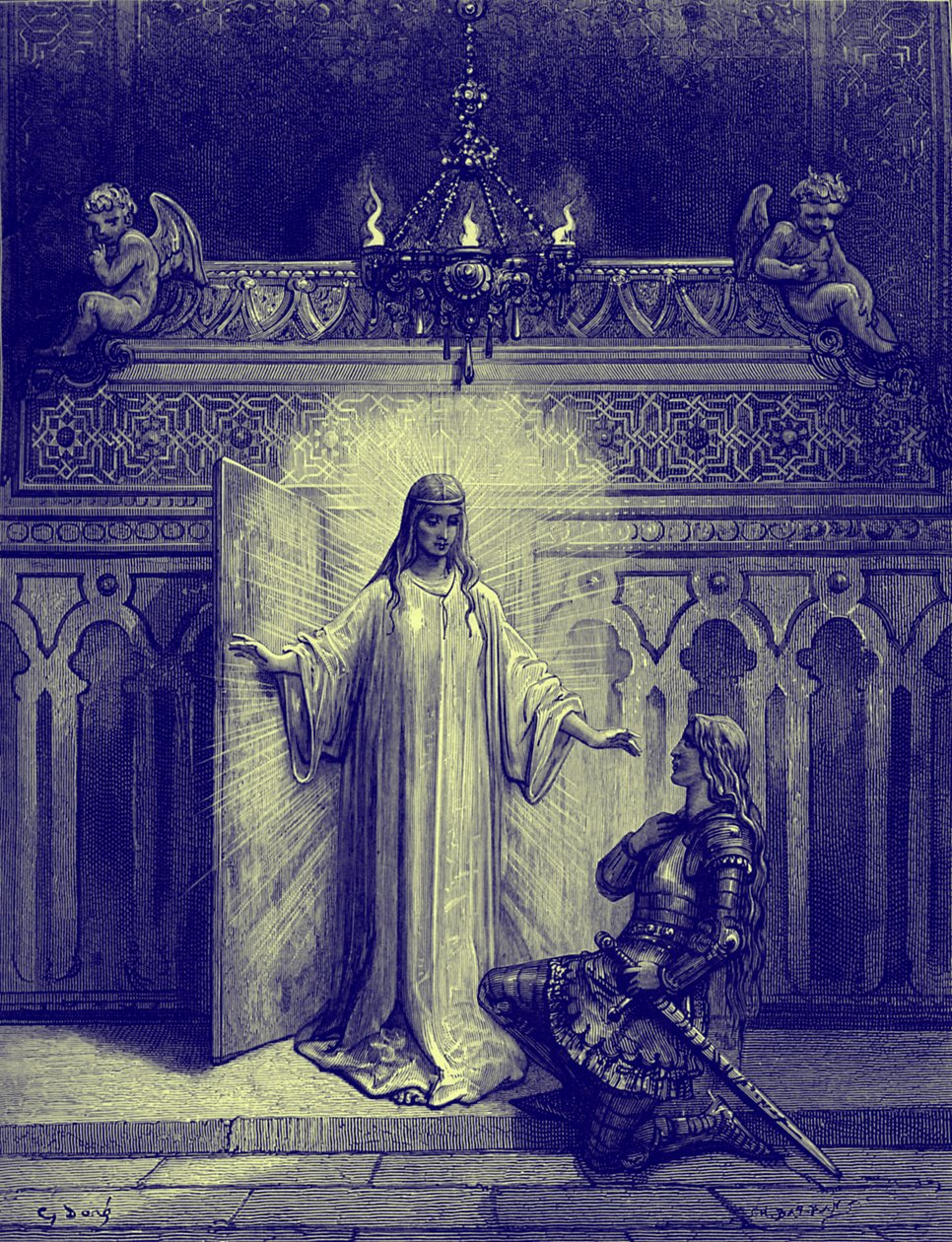 Orlando Furioso autorstwa Ludovico Ariosto autorstwa Gustave Dore