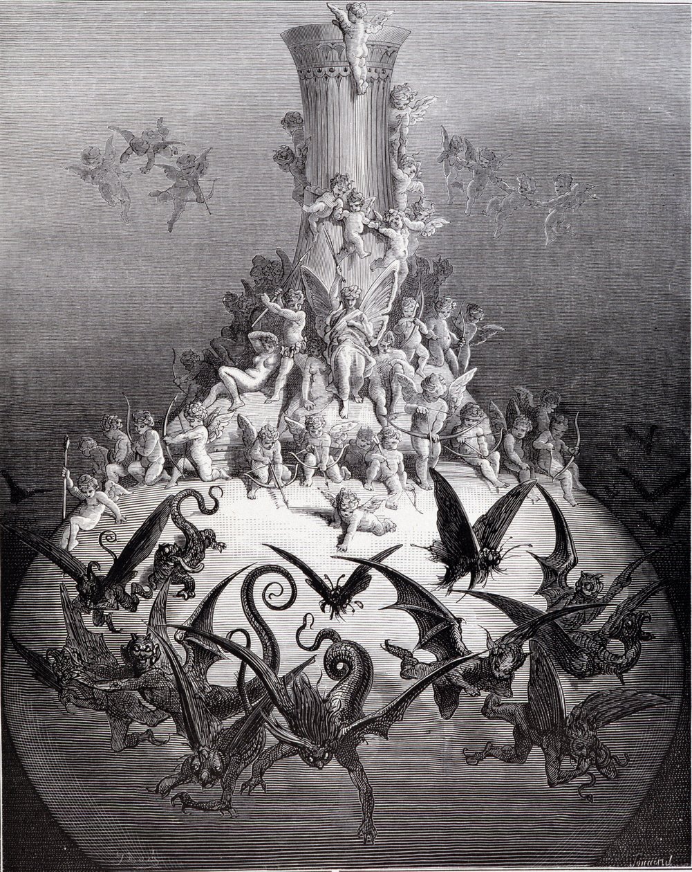 Pantagruel - przez Rabelais, przez Gustave Doré autorstwa Gustave Dore