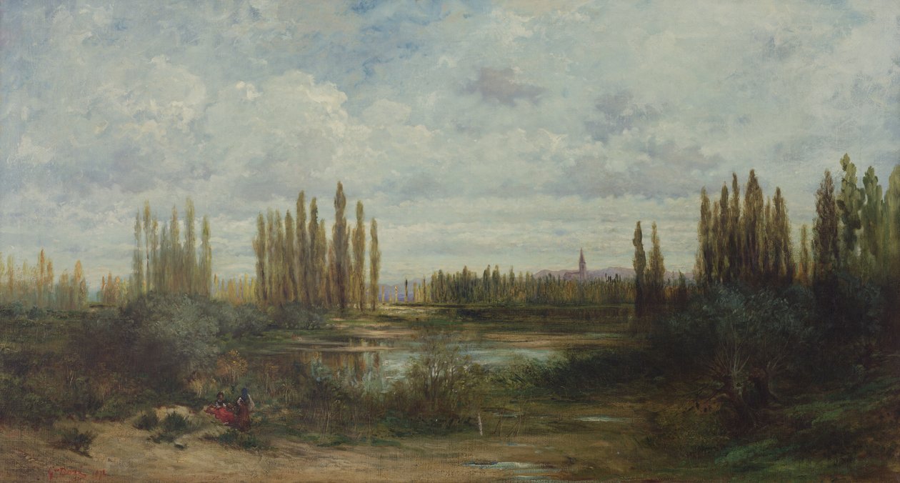 Stawy w pobliżu Strasburga autorstwa Gustave Dore