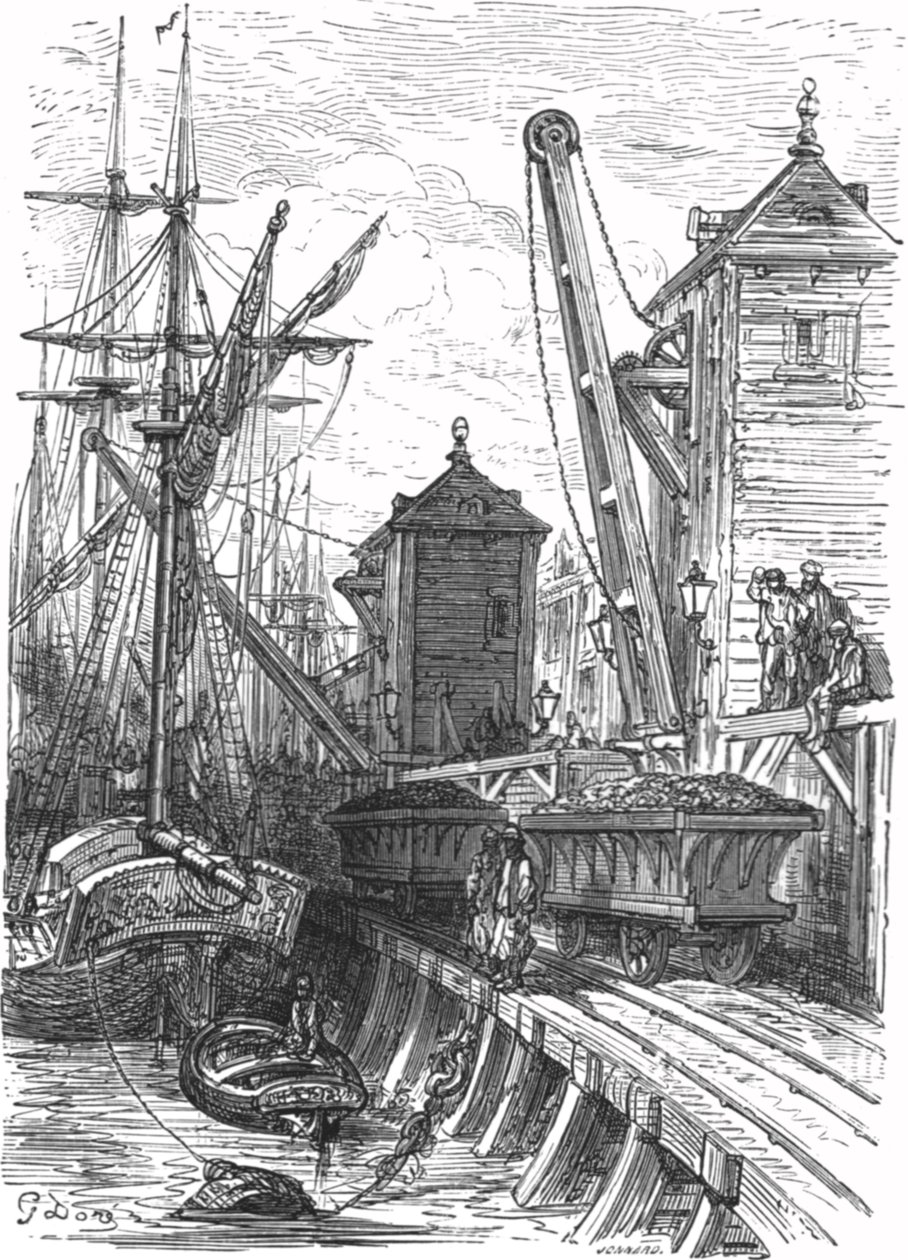 „Dok topoli”, 1872. autorstwa Gustave Dore