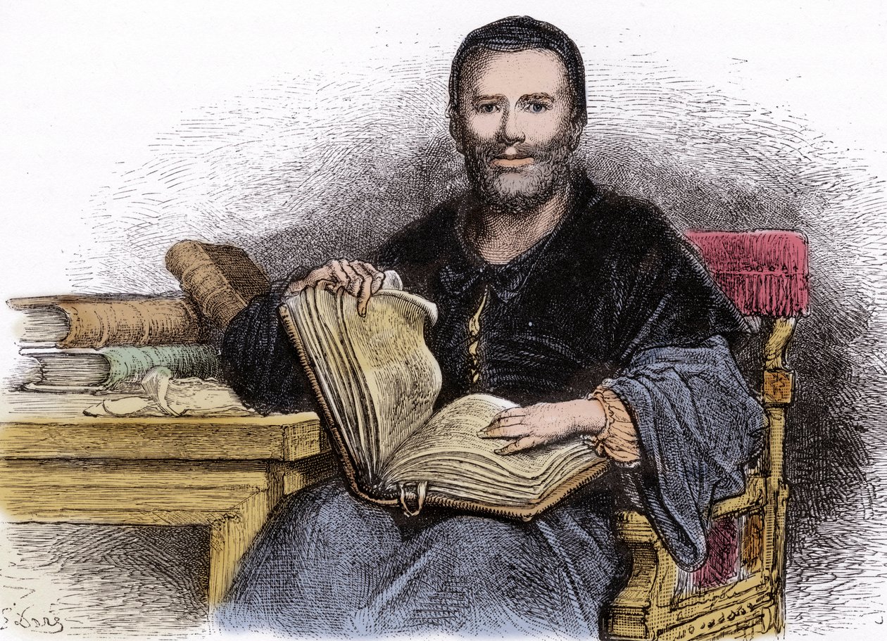 Portret Rabelais - ilustracja z 