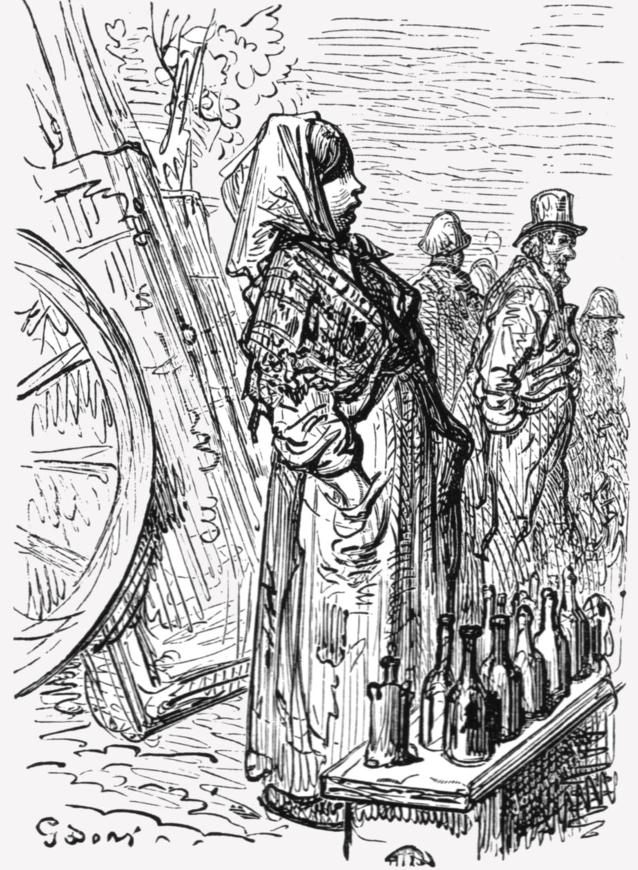 „Poczęstunek przy drodze”, 1872. autorstwa Gustave Dore