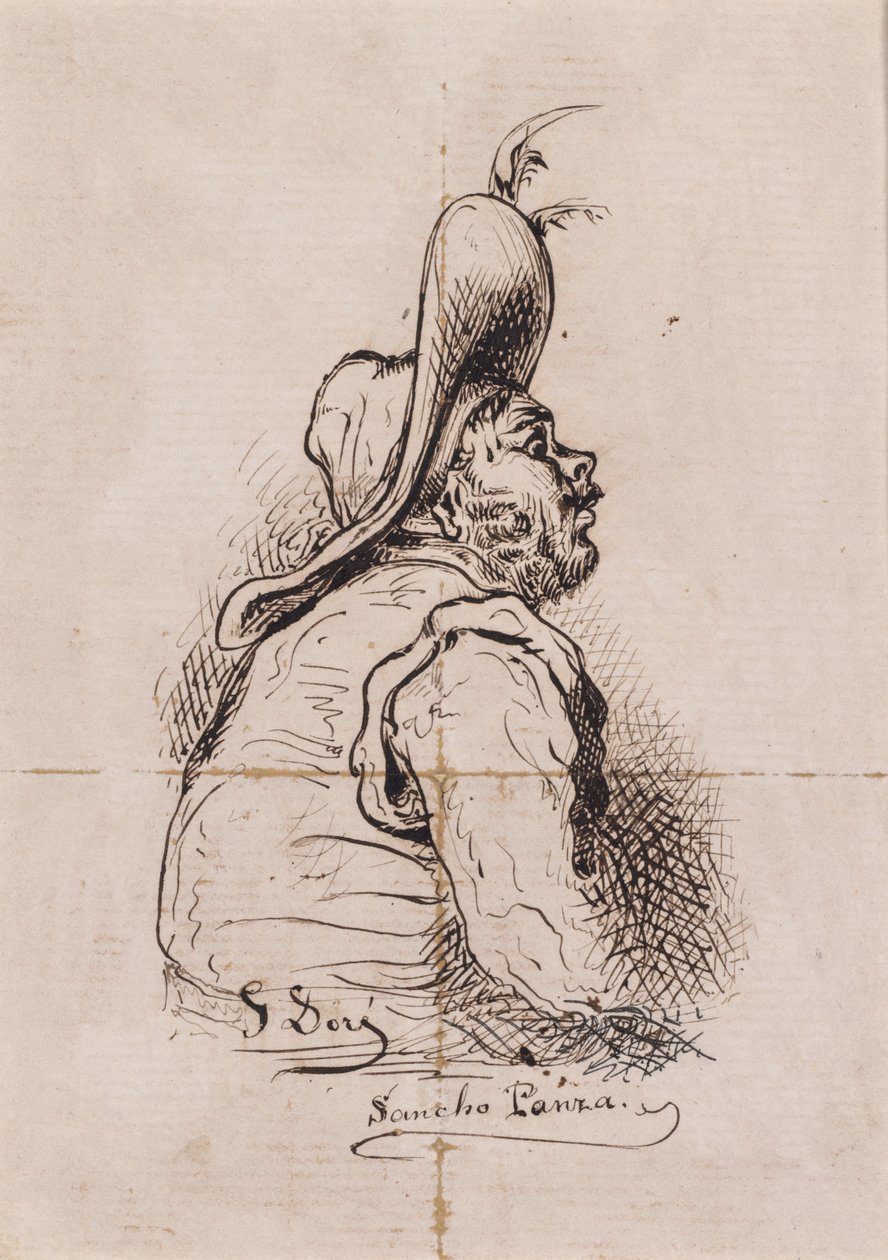 Sancho Pansa autorstwa Gustave Dore