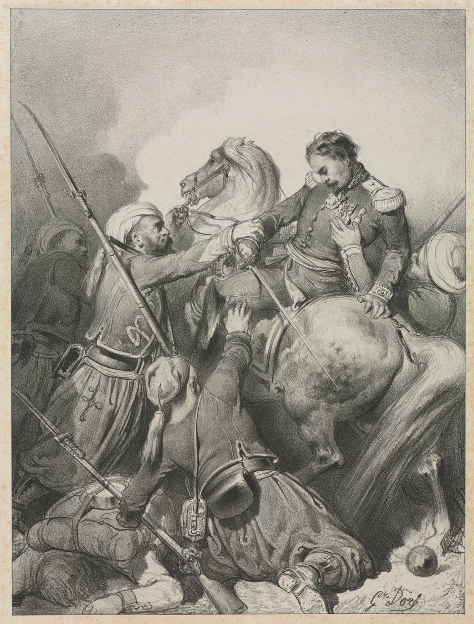Sardyński oficer autorstwa Gustave Dore