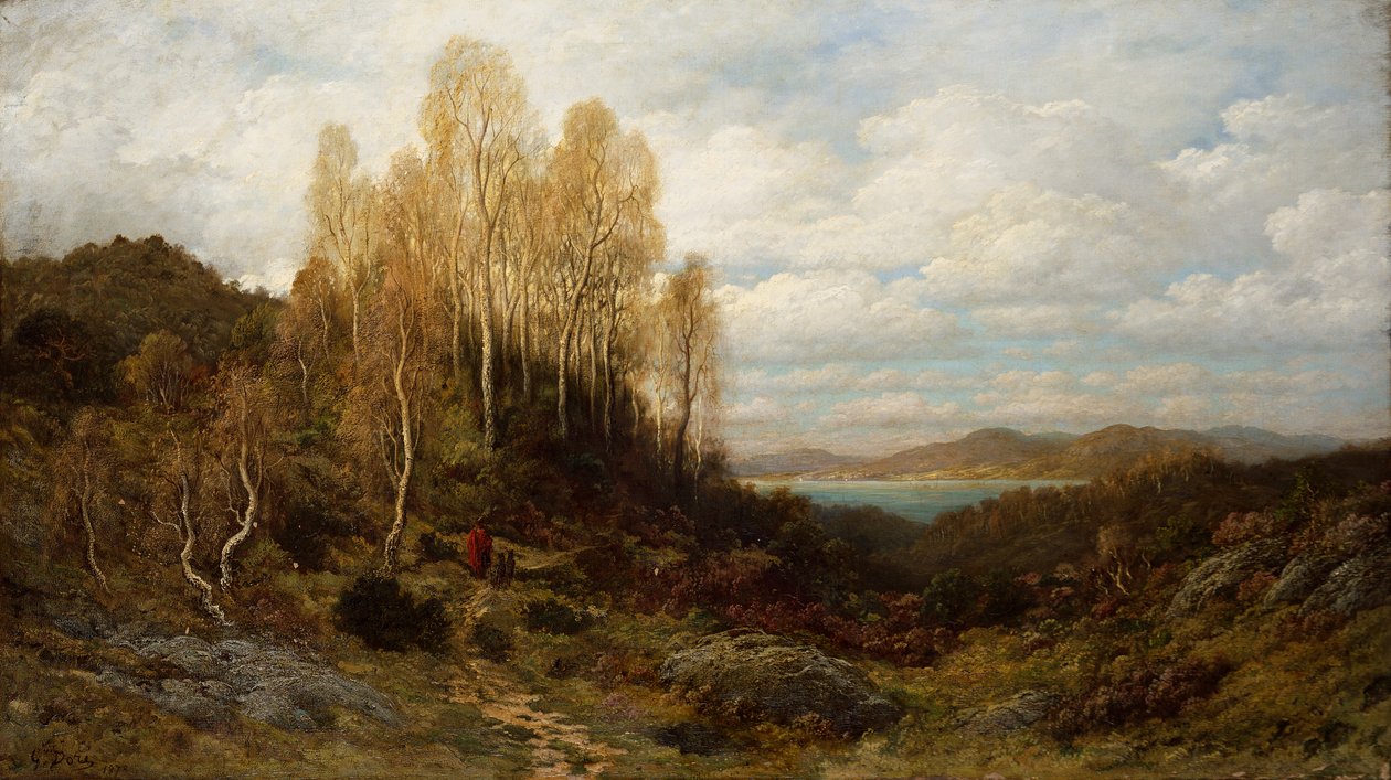 Szkocki krajobraz autorstwa Gustave Dore
