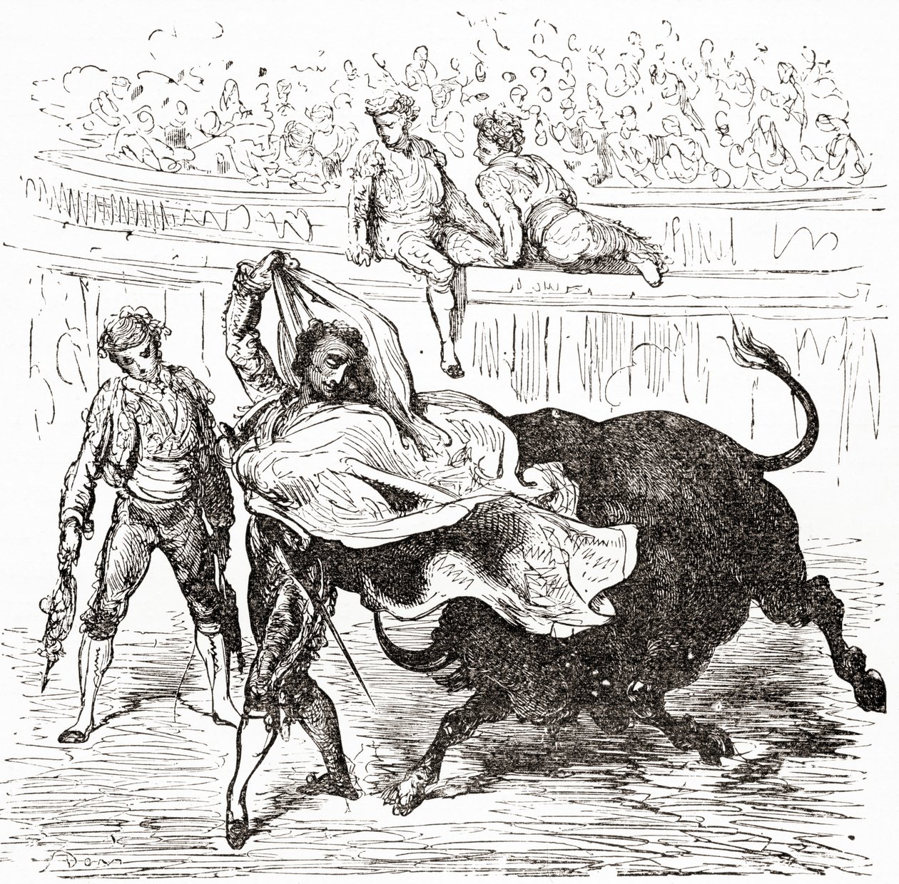 Hiszpania. Z Life and Reminiscences of Gustave Dore, opublikowanego w 1885 roku. autorstwa Gustave Dore