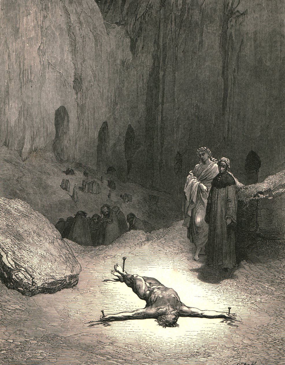 Ten przebity duch... był tym, który dał radę faryzeuszy, ok. 1890. autorstwa Gustave Dore