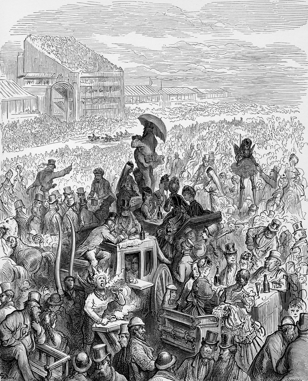 Derby - na lunch Gustave Doré autorstwa Gustave Dore