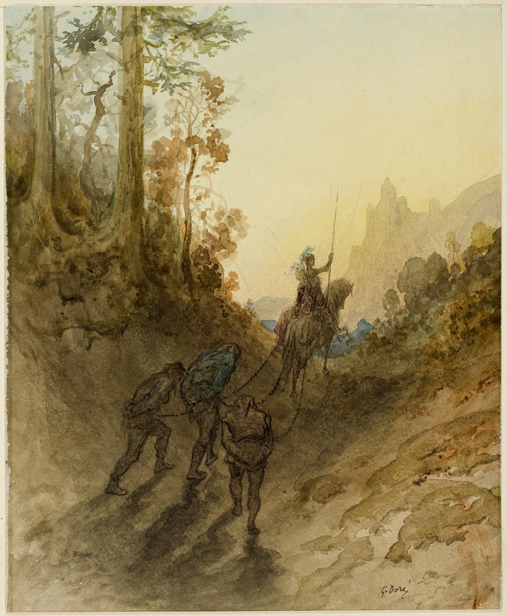 Giganci są schwytani autorstwa Gustave Dore