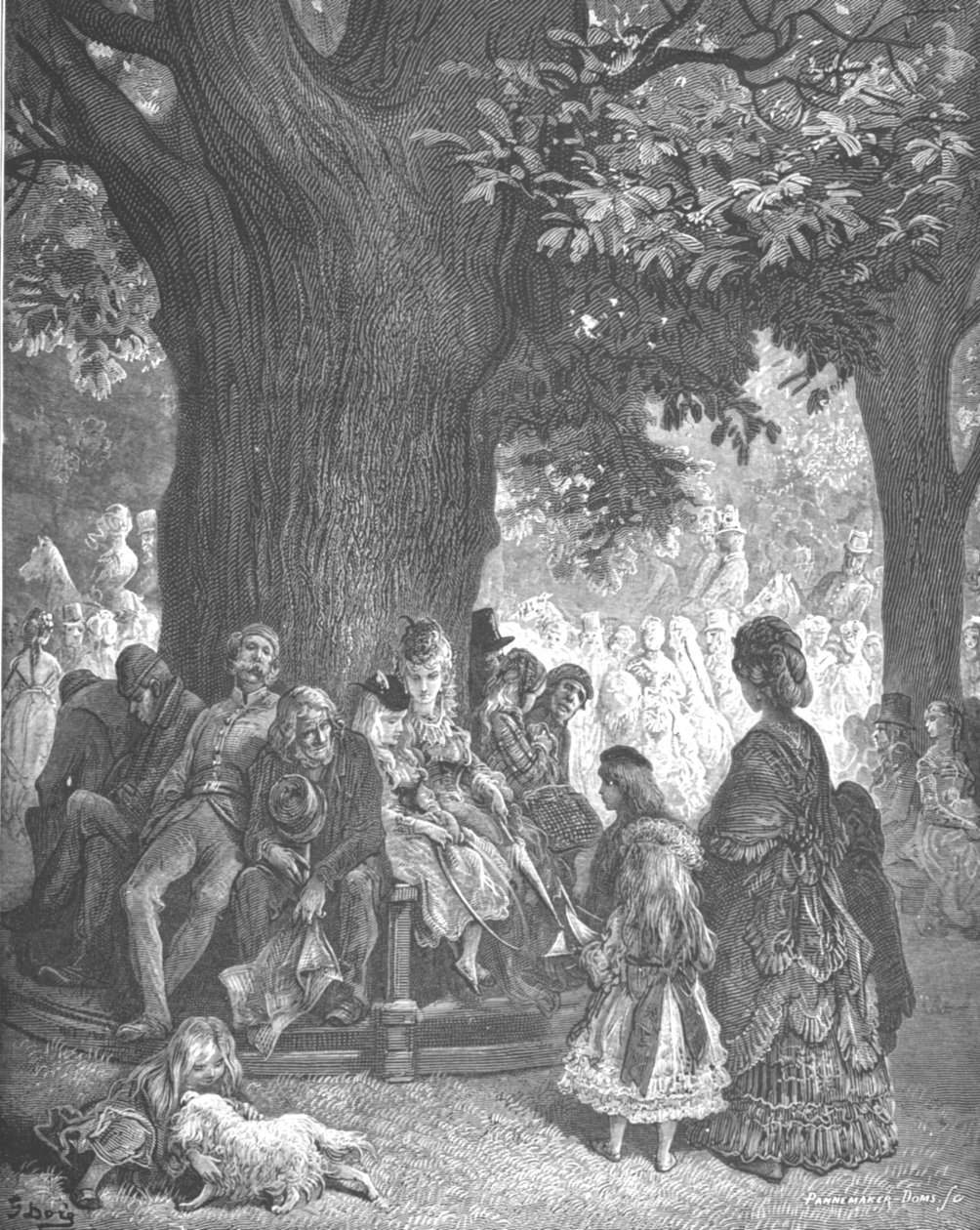 „Wielkie Drzewo – Ogrody Kensington”, 1872. autorstwa Gustave Dore