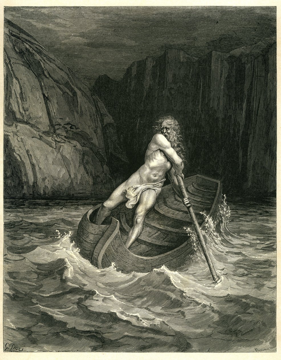 Piekło Dantego Alighieri (Boska komedia) autorstwa Gustave Dore