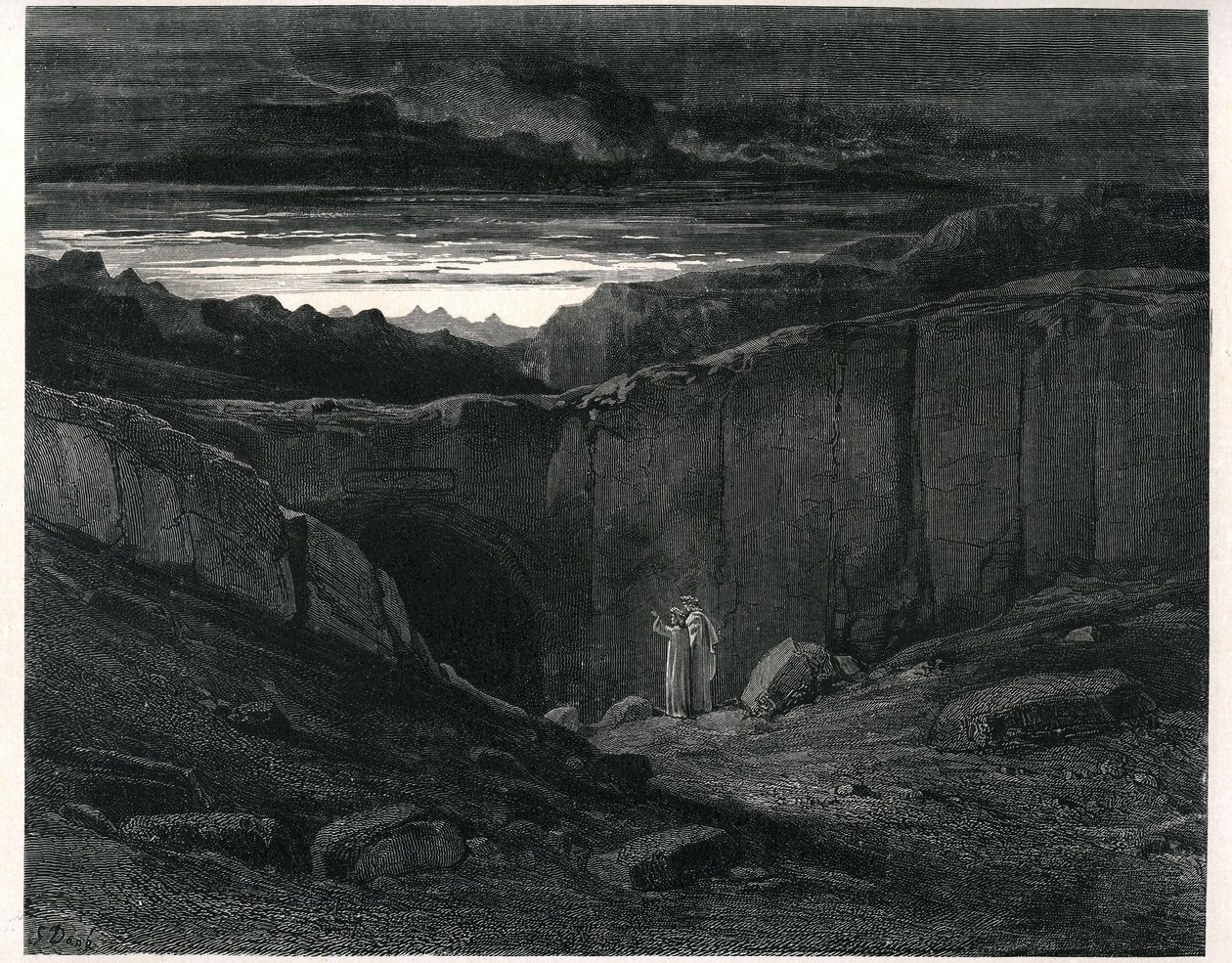 Piekło Dantego Alighieri (Boska komedia) ilustrowane przez Gustave