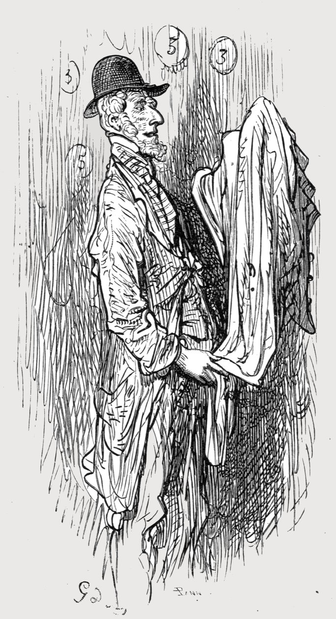 „Stary szatman”, 1872. autorstwa Gustave Dore