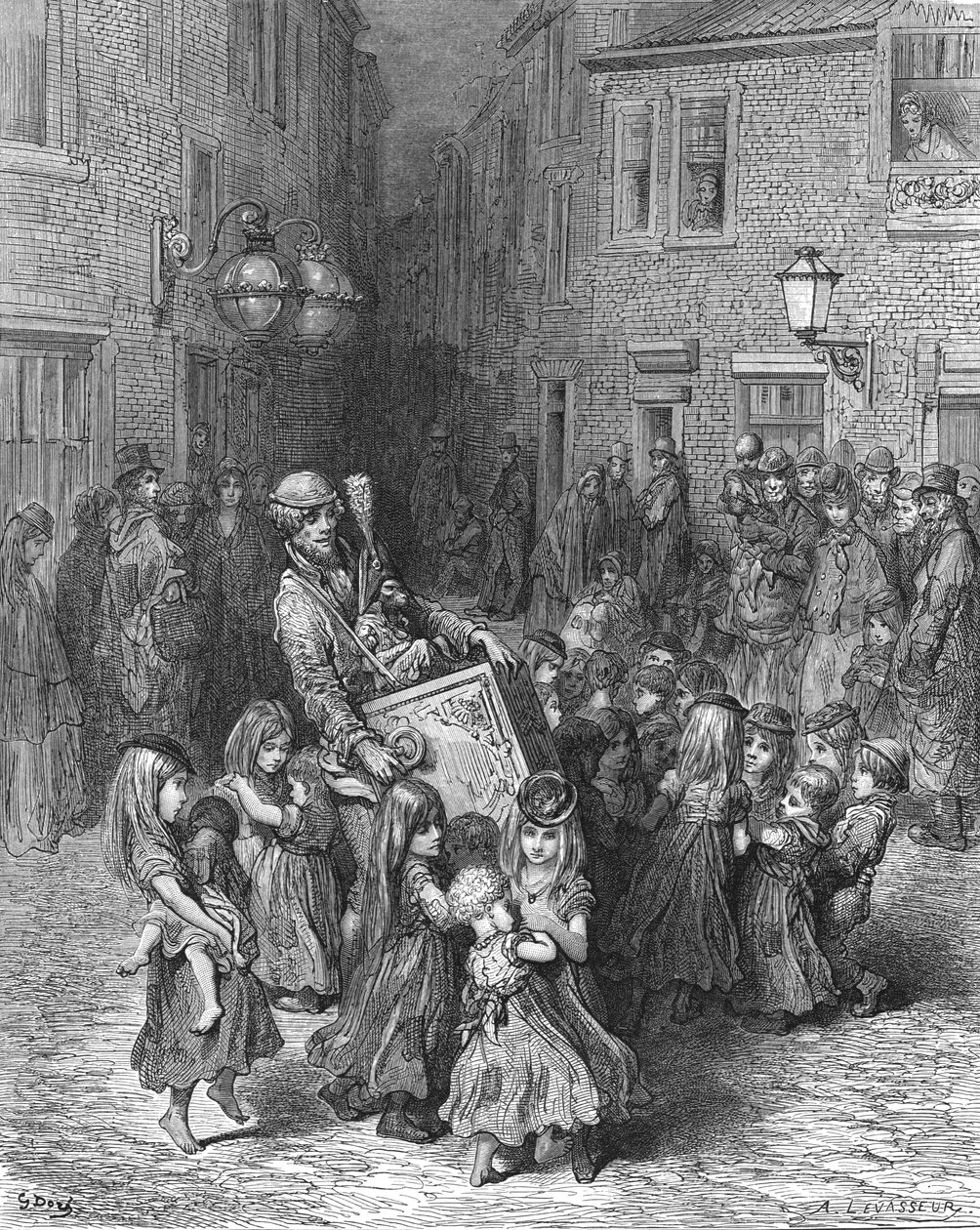 „Narządy na dworze”, 1872. autorstwa Gustave Dore