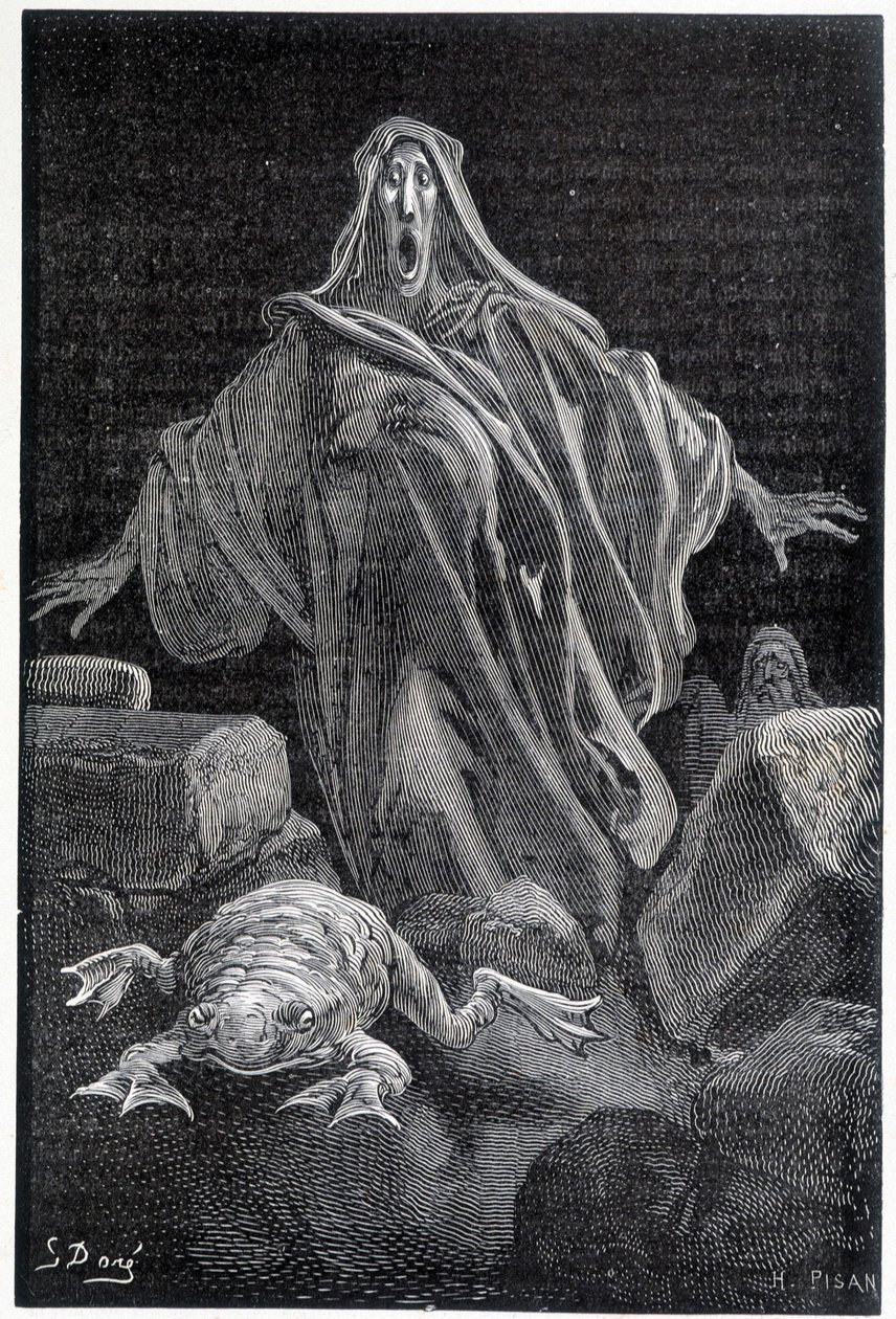 Wrzasnął alarm - ilustracja strachu autorstwa Gustave
