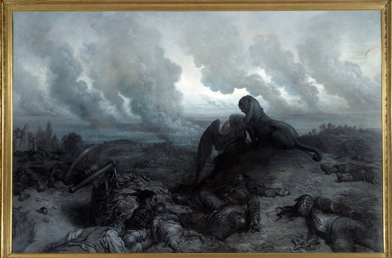 Zagadka. Obraz Gustave Dore (1832 - 1883) autorstwa Gustave Dore