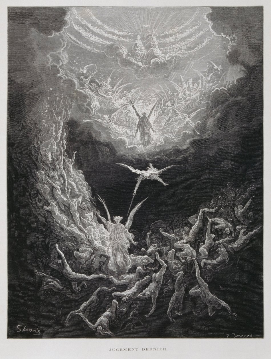 Sąd Ostateczny, ilustracja z Biblii Dore autorstwa Gustave Dore