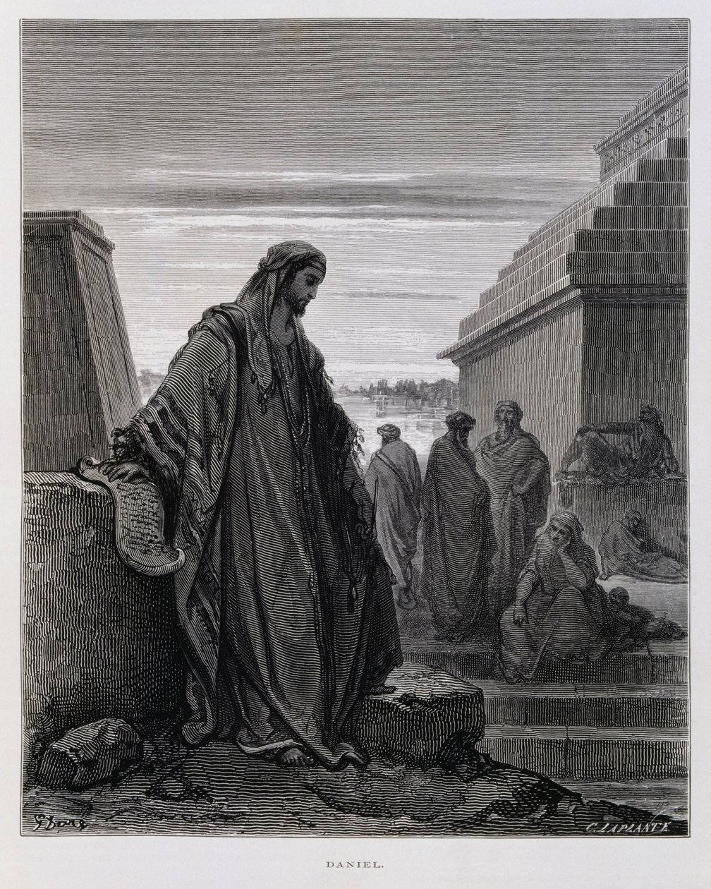 Prorok Daniel, ilustracja z Biblii Dore