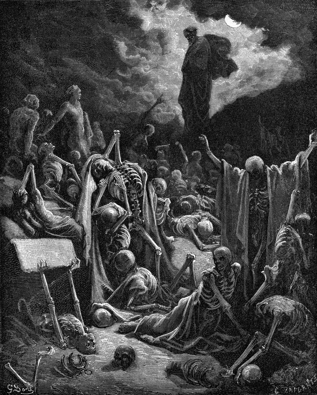 Wizja Ezechiela autorstwa Gustave Dore