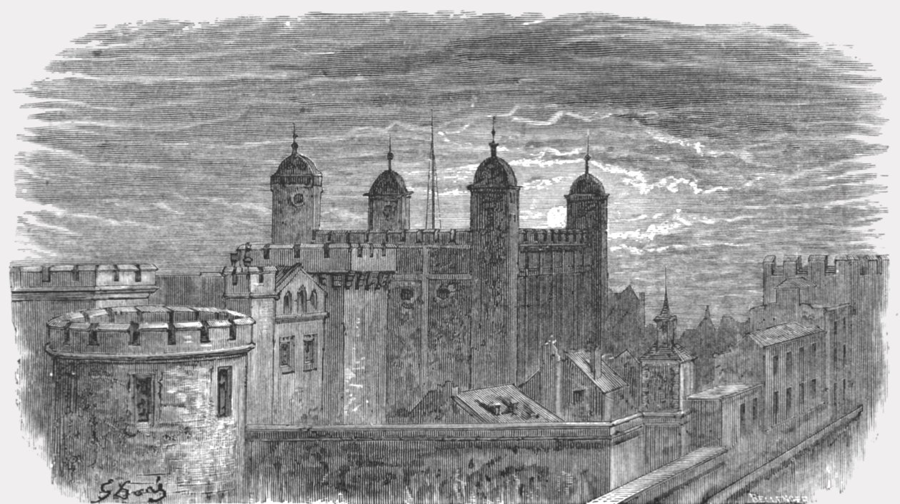 „Wieża Londynu”, 1872. autorstwa Gustave Dore