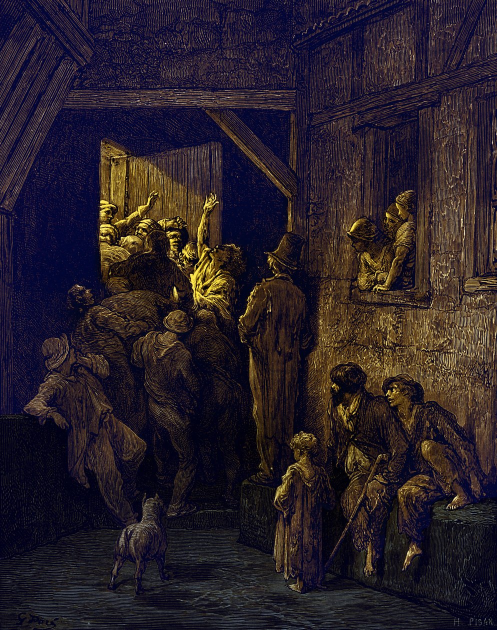 Wyrzuć go, Ratcliff Gustave Doré autorstwa Gustave Dore