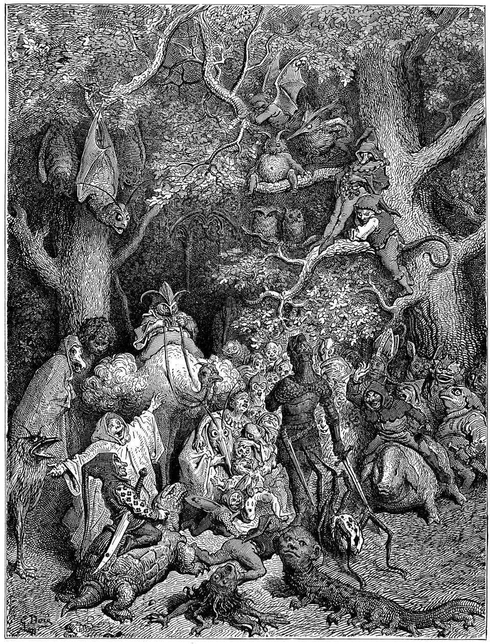 Nieznany obraz autorstwa Gustave Dore