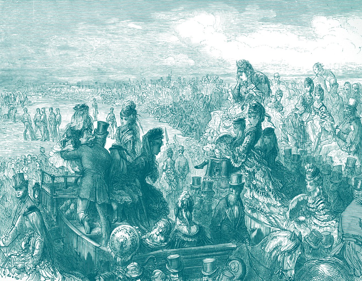 Wiktoriański Londyn – boisko do krykieta Lorda autorstwa Doré autorstwa Gustave Dore