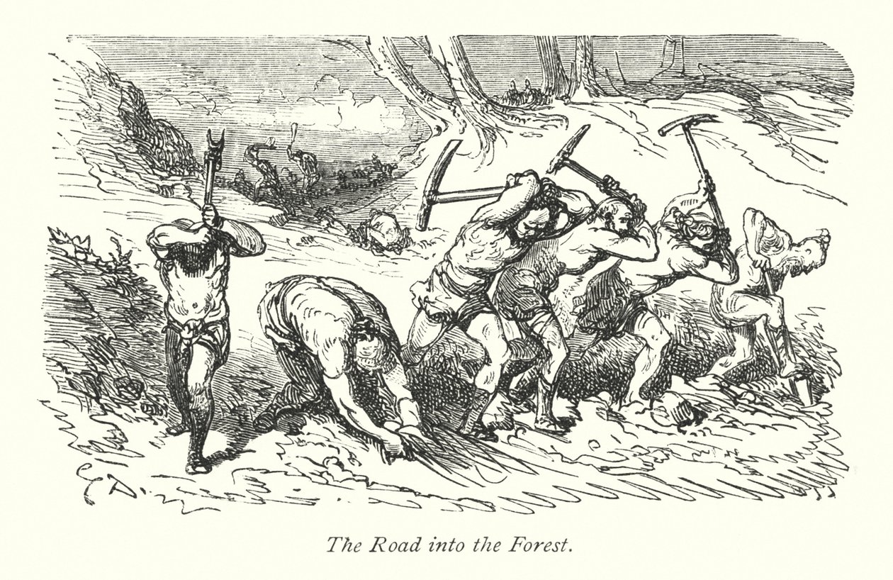 Las Windsor (grawerunek) autorstwa Gustave Dore