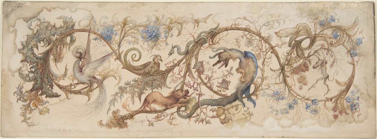 Alegoria przywar, 1840-98. autorstwa Gustave Gustave Moreau,Moreau