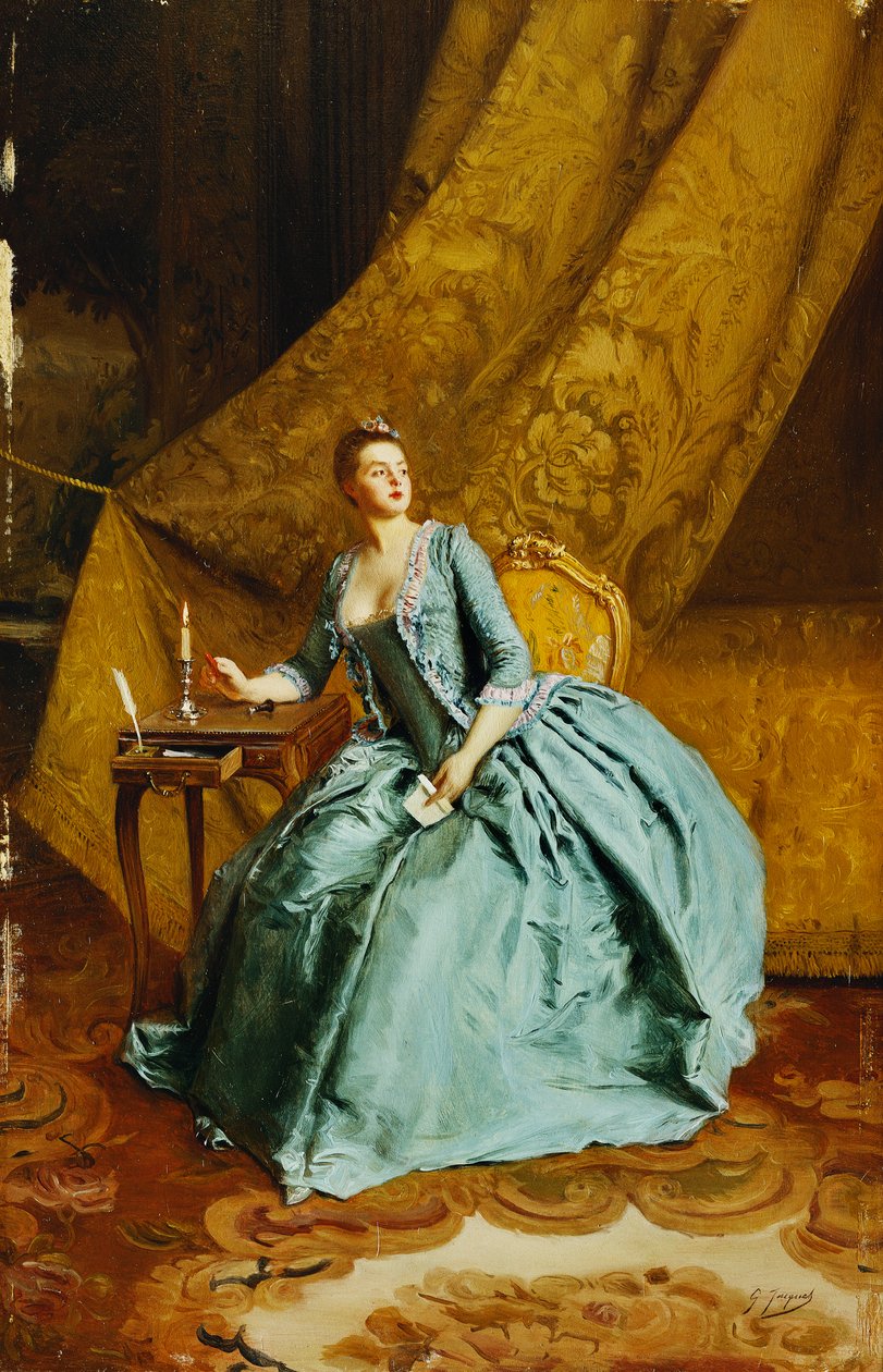 Posłanie, autorstwa Gustave Jacquet