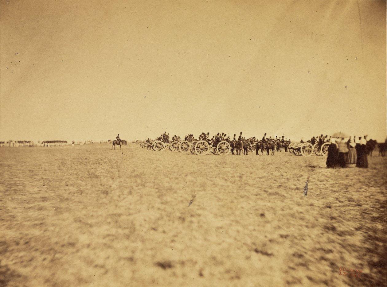 Obóz Châlons autorstwa Gustave Le Gray