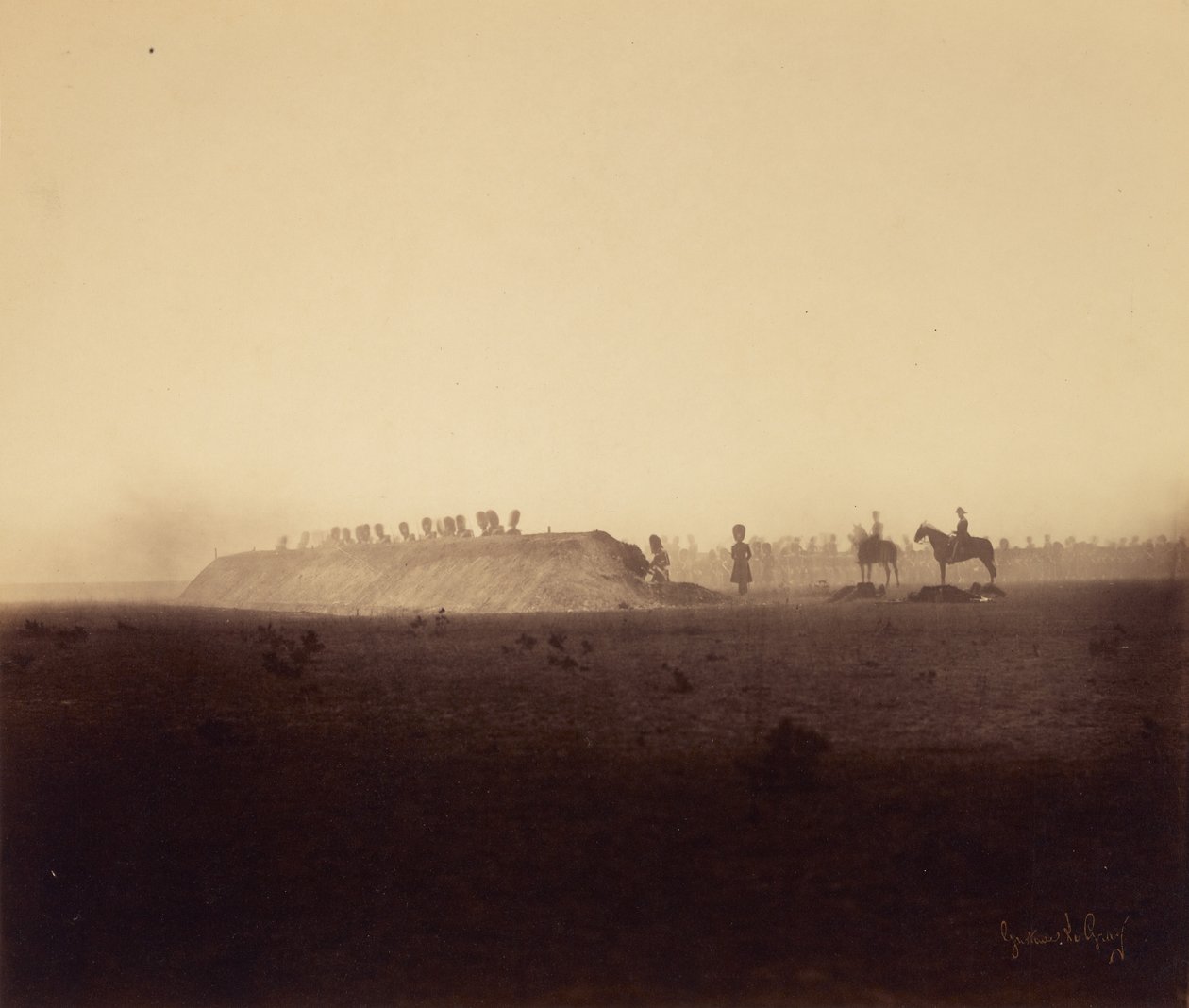Manewry kawalerii, 3 października autorstwa Gustave Le Gray