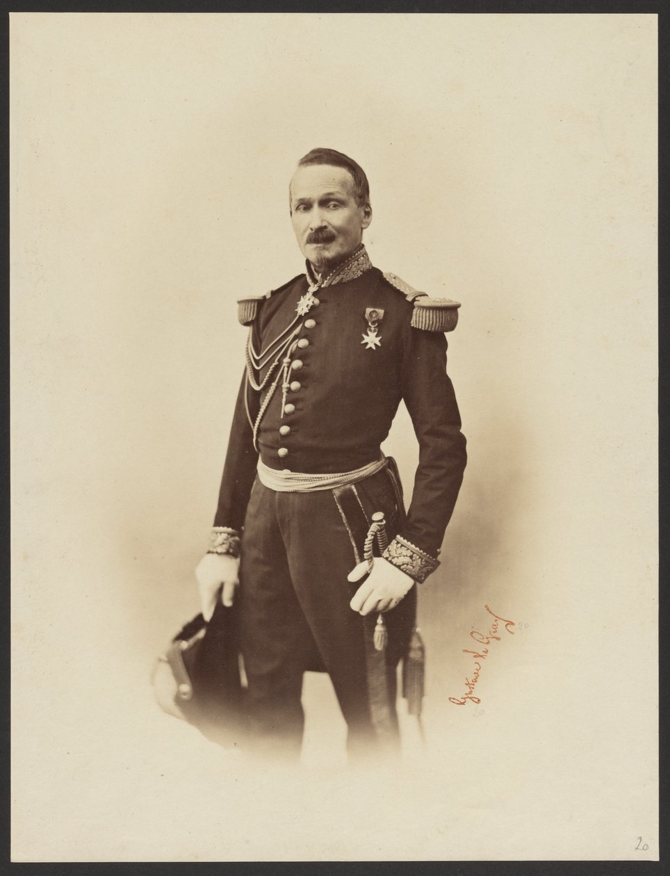 Generał Dupuch de Feletz autorstwa Gustave Le Gray