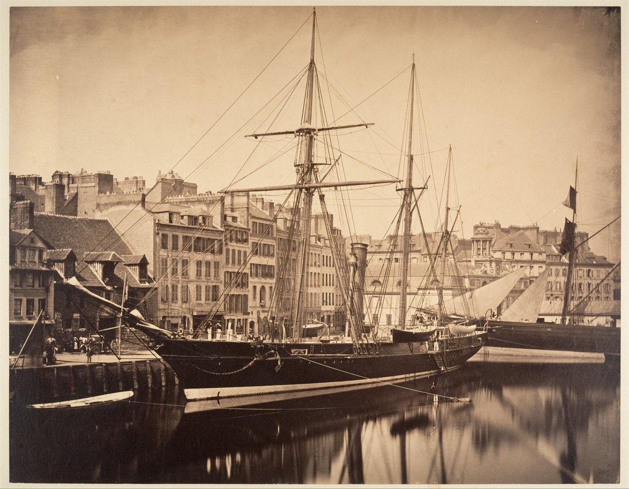 La Reine Hortense – Jacht Cesarski, Hawr autorstwa Gustave Le Gray