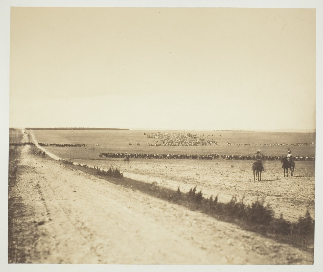 Manewry, Camp de Châlons autorstwa Gustave Le Gray