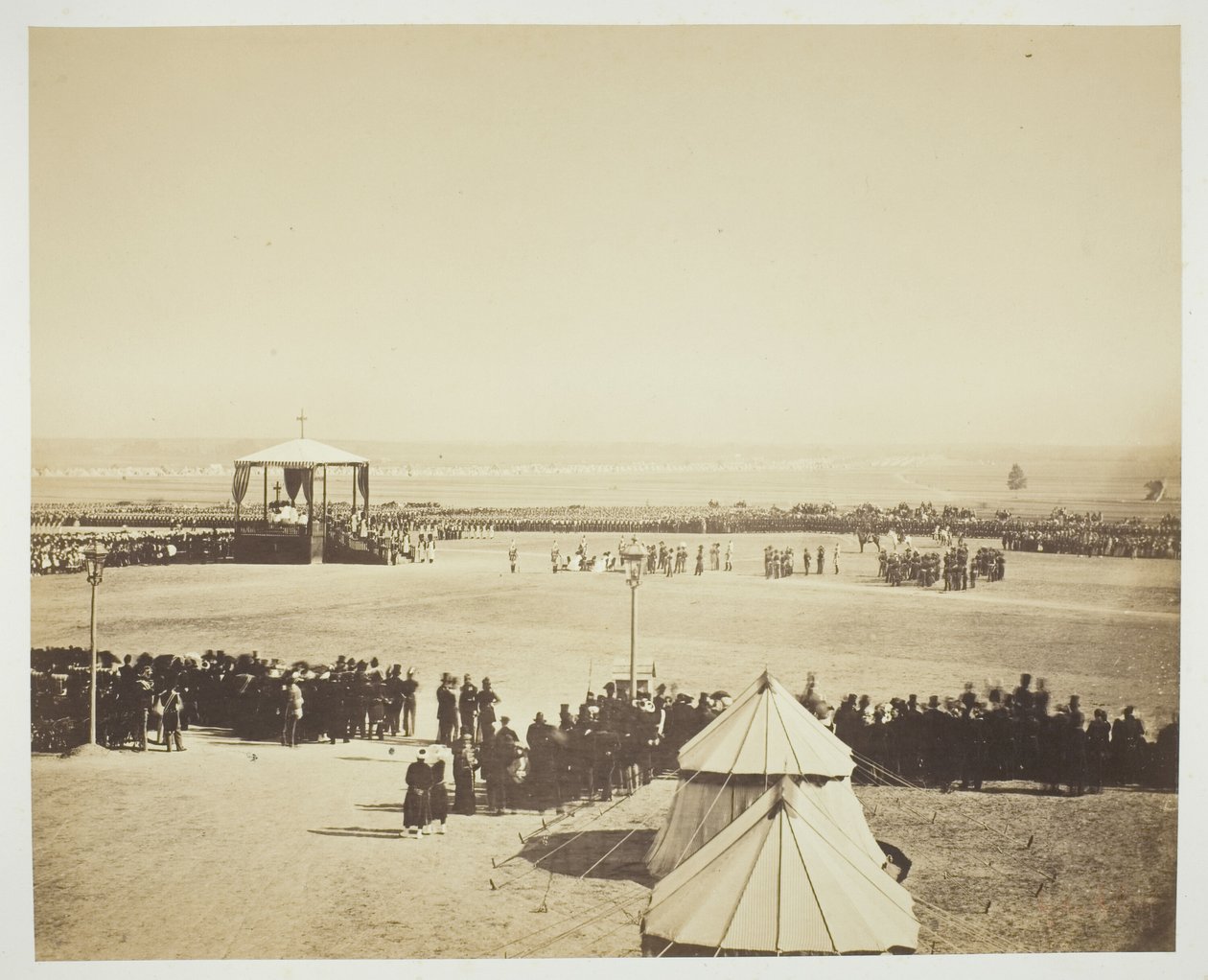 Msza, Camp de Chalons autorstwa Gustave Le Gray